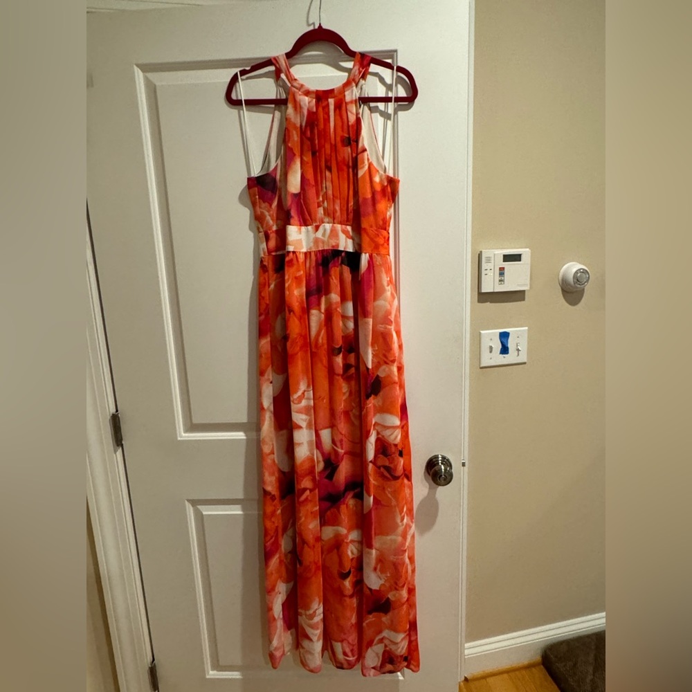 Eliza J Floor Length Floral Gown Size 8 - Worn Once